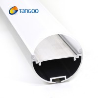 Aluminum led tube profile suspended round aluminum led lighting profile