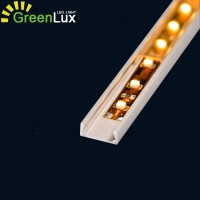 Slim flat 1506 led bar strip light channels housing